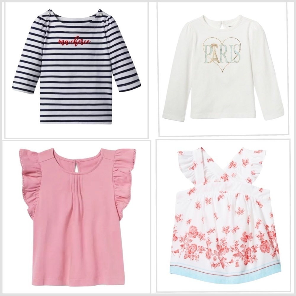 Janie and Jack 4 Tops Bundle Size 5T